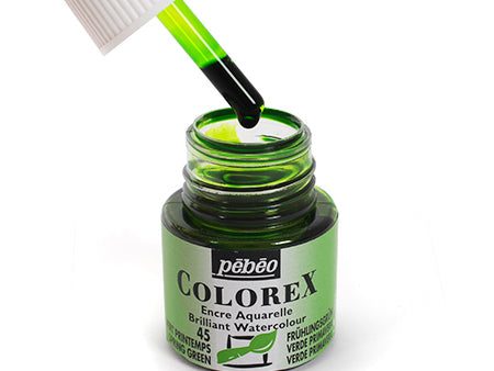 Colorex watersoluble ink, 45ml - Pale Gold Online