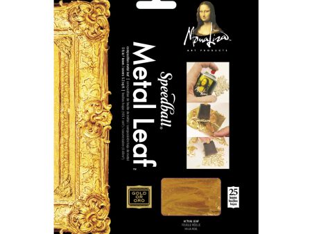 25-Pack Mona Lisa Simple Leaf - Gold Imitation Online now