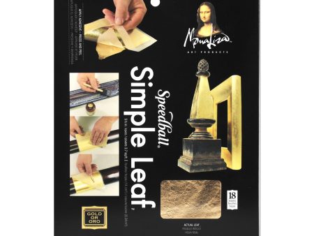 18-Pack Mona Lisa Simple Leaf - Gold Imitation For Sale