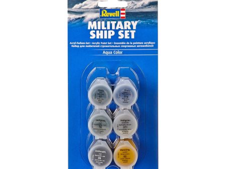 6-Pack Aqua Color Paint - Military Ship Set For Discount