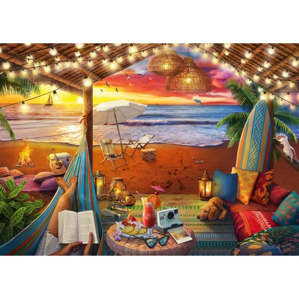 500-Piece XXL Puzzle -  Cozy Cabana  on Sale