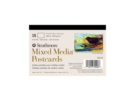 15-Pack Mixed Media Postcards Hot on Sale