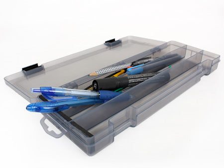 Translucent charcoal pencil box Sale