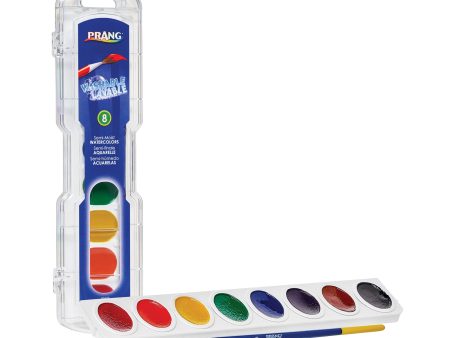 8-Colour Watercolour Pan Set Hot on Sale