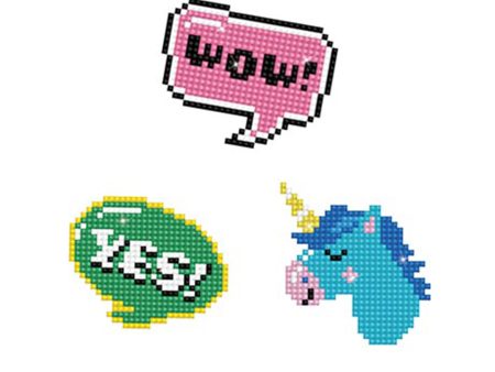 3-Pack DOTZIES Stickers - Wow on Sale