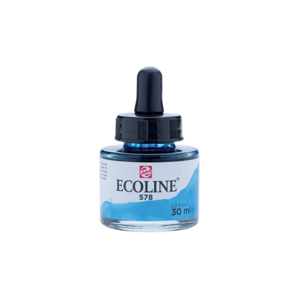 Ecoline Watersoluble Ink - Sky Blue Light For Sale