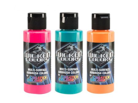 Wicked Airbrush Colors : Fluorescent - Fluorescent Pink For Sale