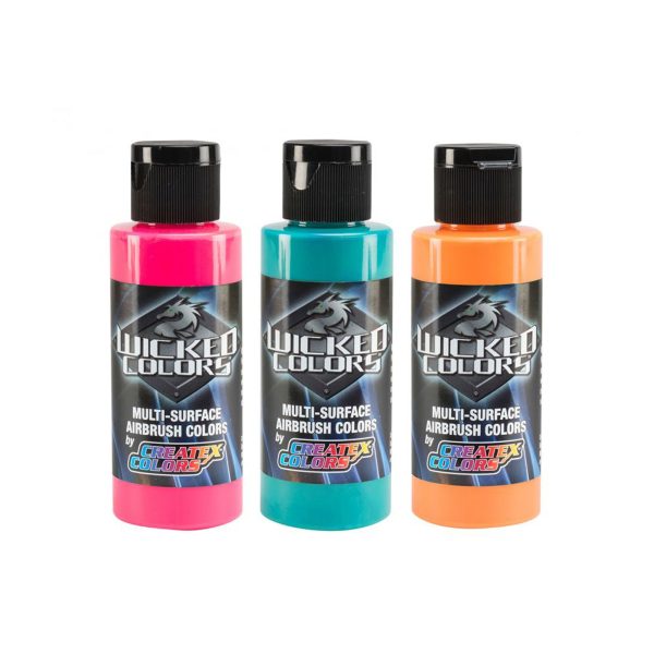 Wicked Airbrush Colors : Fluorescent - Fluorescent Pink For Sale